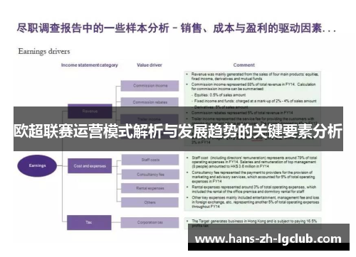 欧超联赛运营模式解析与发展趋势的关键要素分析 欧超联赛运营模式解析与发展趋势的关键要素分析